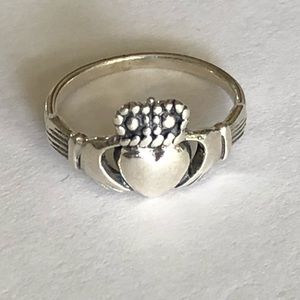 Claddagh child ring sterling
